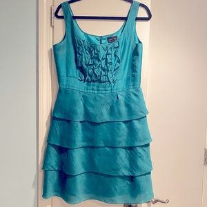 Teal cocktail dress
